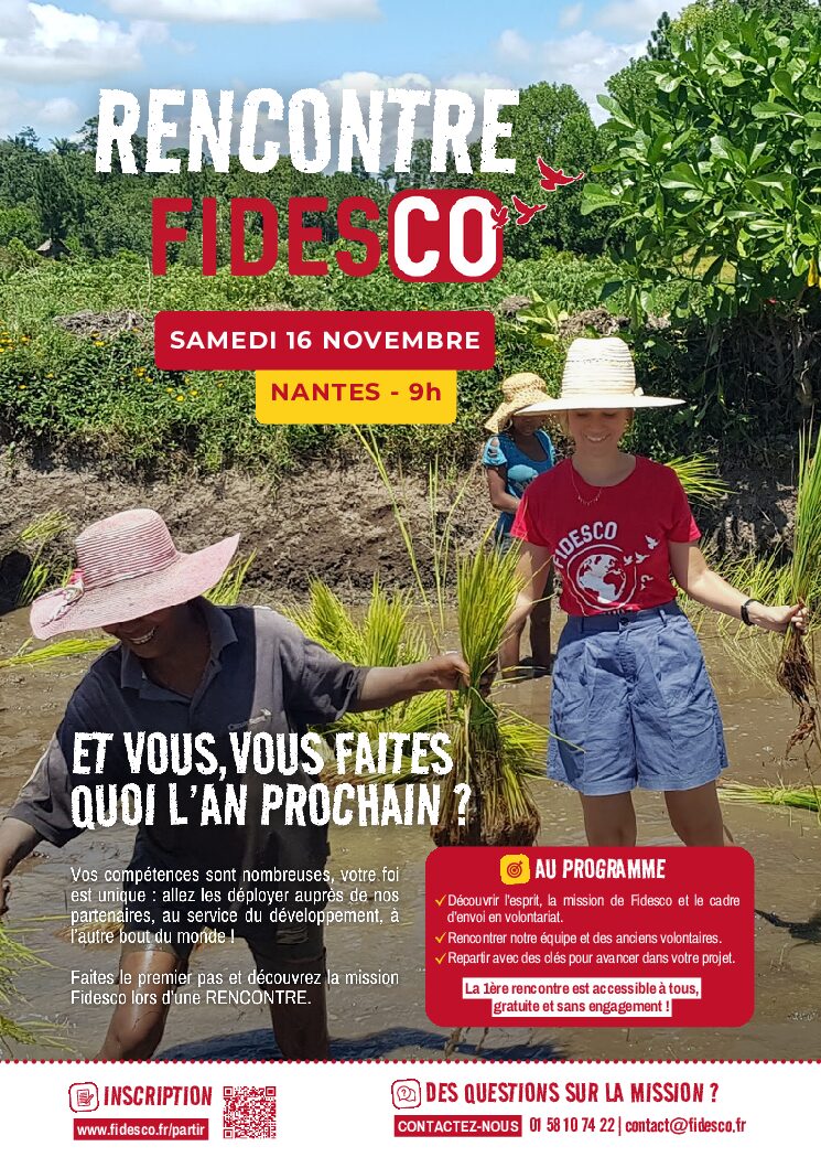 Rencontre Fidesco le 16 novembre à Nantes