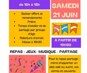 Fête paroissiale à la vicairerie de Sautron le 21 juin