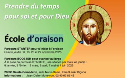 École d’oraison : Prochaine séance le 20 novembre