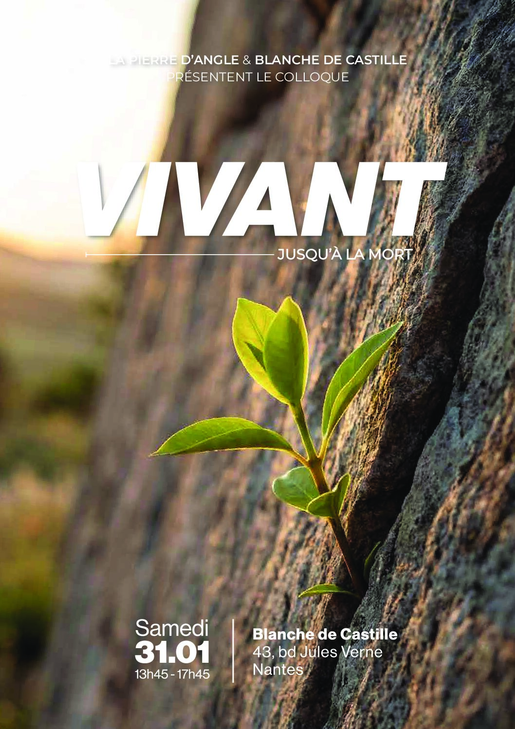 Colloque sur la fin de vie à Blanche de Castille le 31 janvier