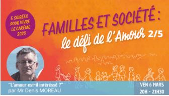 Conférence de Carême 2/5 à la maison diocésaine le 6 mars