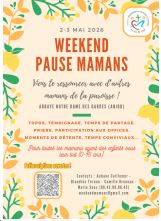 Weekend Pause Mamans le 2-3 mai