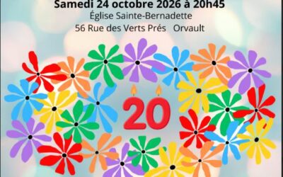 Concert anniversaire le 24 octobre